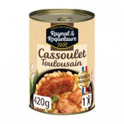 RAYNAL ET ROQUELAURE - Cassoulet Toulousain - boite de 420 g Sonico.fr