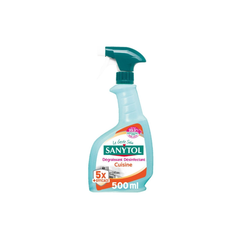 SANYTOL - Dégraissant désinfectant Cuisine - pistolet 500 ml Sonico.fr