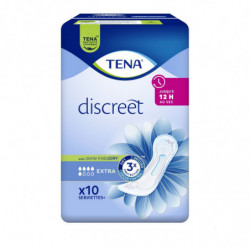 TENA - Discreet Extra - paquet de 10 serviettes hygiéniques Sonico.fr