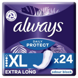 ALWAYS - Dailies Extra Protect Long Plus Fraîcheur Protection - 24 protège-slips Sonico.fr