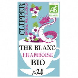 CLIPPER - Enchanting Thé Blanc Framboise Bio- boite de 20 sachets - 30 g Sonico.fr