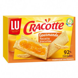 LU - Cracotte Gourmande Recette biscuitée - Biscottes craquantes - boîte de 250 g Sonico.fr