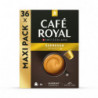 CAFE ROYAL - Espresso Café capsules Compatibles Nespresso - boite de 36 capsules Sonico.fr
