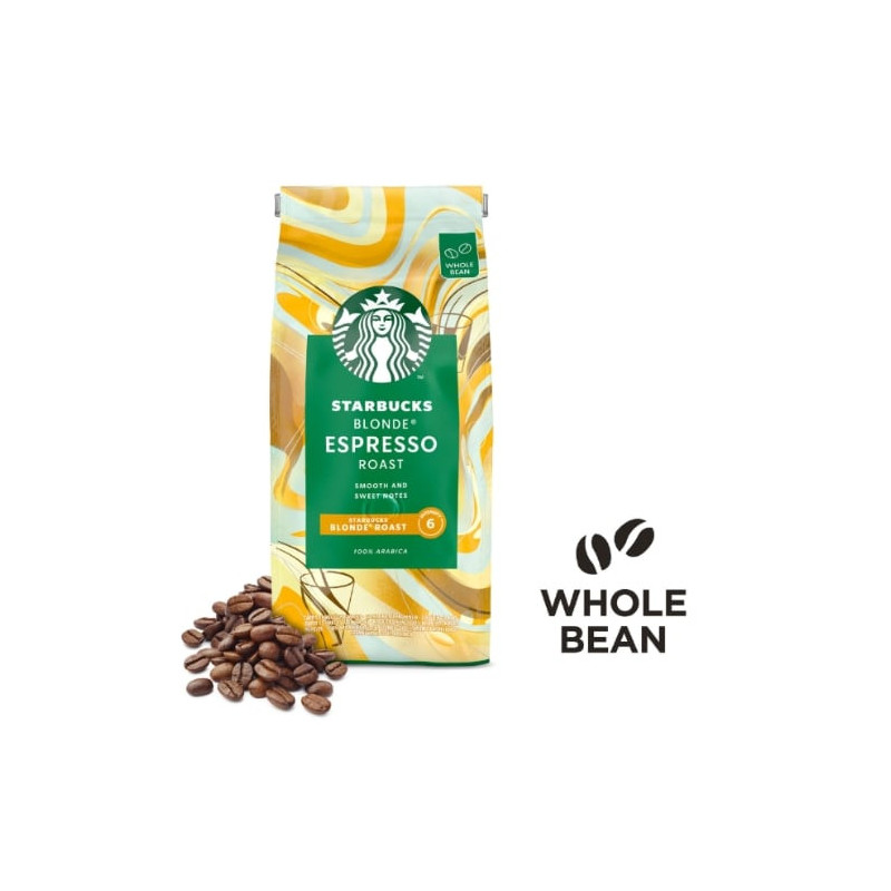 STARBUCKS - Blonde Espresso Roast café en grains - 450 g  Sonico.fr