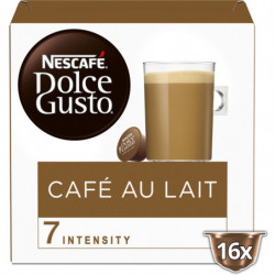 DOLCE GUSTO - Café au Lait Café capsules Compatible Dolce Gusto - 16 Capsules - 168 g Sonico.fr