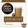 DOLCE GUSTO - Café au Lait Café capsules Compatible Dolce Gusto - 16 Capsules - 168 g Sonico.fr