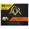 L'OR - Delizioso café compatibles avec les machines à café Nespresso - paquet de 40 capsules Sonico.fr