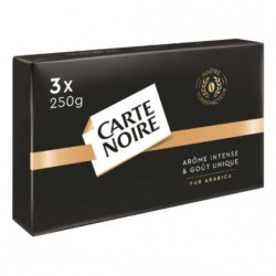 CARTE NOIRE - Café moulu Pur Arabica - 3 paquets de 250 g Sonico.fr