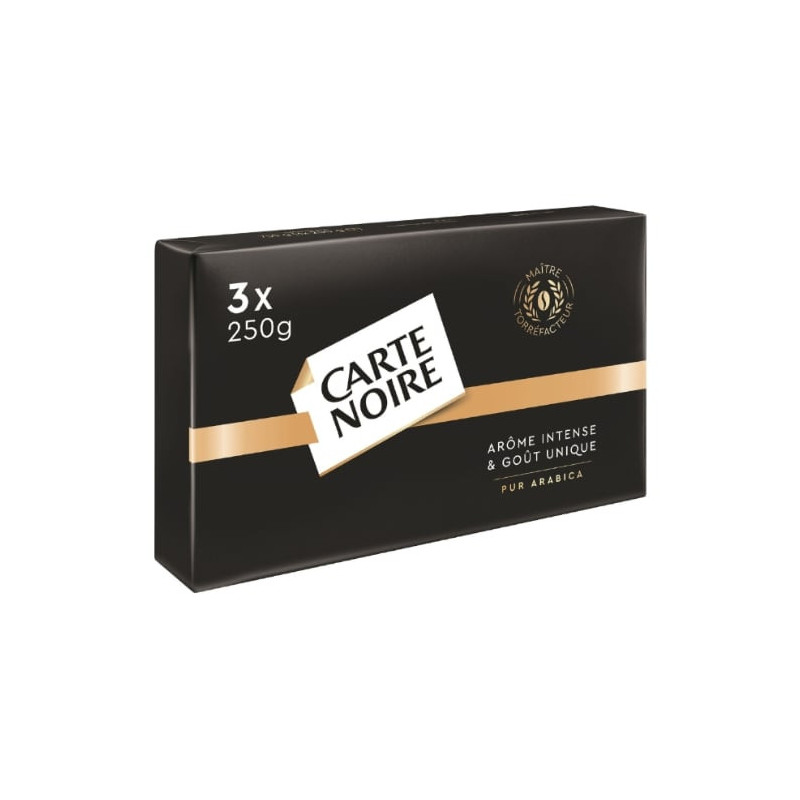 CARTE NOIRE - Café moulu Pur Arabica - 3 paquets de 250 g Sonico.fr