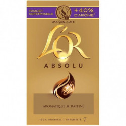 L'OR - Café Moulu Absolu Arabica - paquet de 250 g Sonico.fr