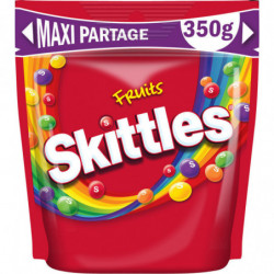 SKITTLES - Bonbons goût fruits - sachet de 350 g Sonico.fr