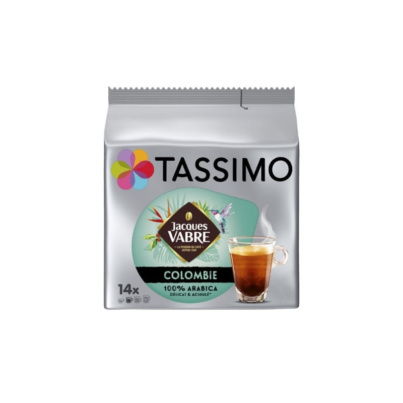 TASSIMO - Jacques Vabre Colombia Colombie - Café - 14 dosettes Sonico.fr