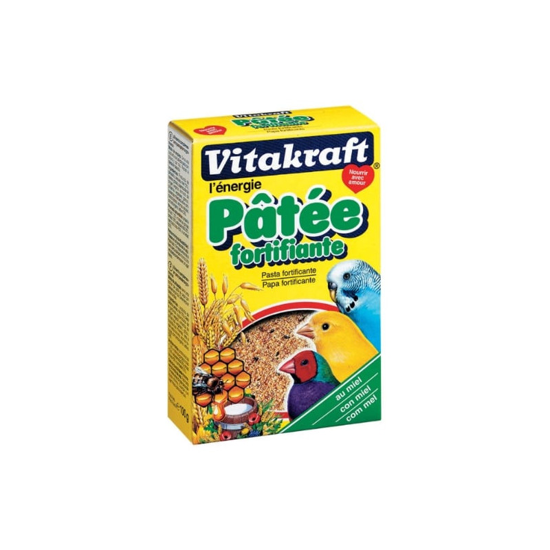 VITAKRAFT - Pâtée pour oiseaux fortifiante au miel - paquet de 100 g Sonico.fr