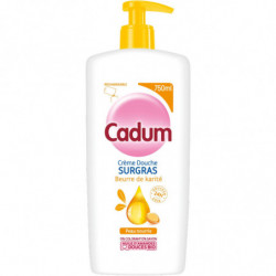CADUM - Surgras Karité Crème de Douche - pompe de 750 ml Sonico.fr