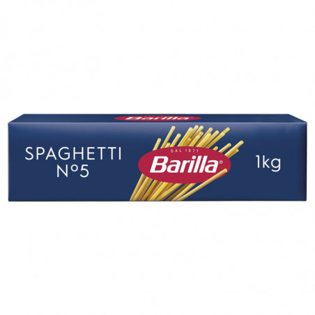 BARILLA - Pâtes Spaghetti N° 5 - paquet de 1 kg Sonico.fr