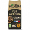 NATURELA - Café en grain pur arabica bio - paquet de 1 kg  Sonico.fr