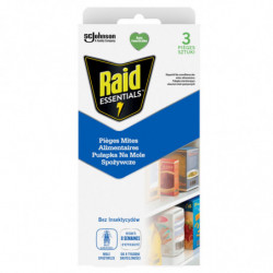 RAID - Pièges mites alimentaires - boite de 3 pièges Sonico.fr