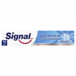 SIGNAL - Soin Fraîcheur Blancheur Crystal Gel Dentifrice - tube de 75 ml Sonico.fr