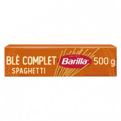 BARILLA - Pâtes Spaghetti N° 5 au Blé Complet - paquet de 500 g Sonico.fr