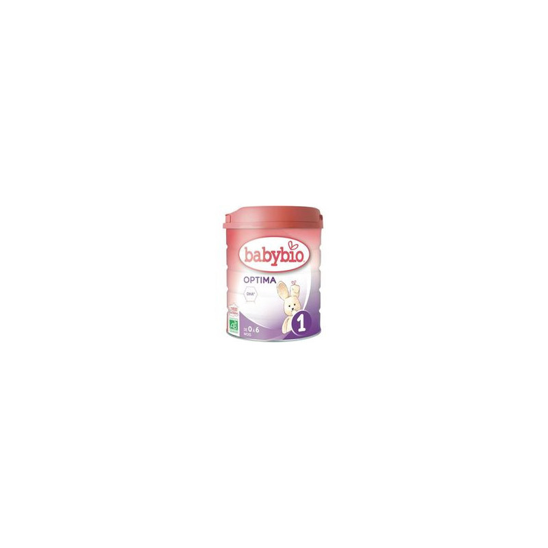 BABYBIO - OPTIMA - Lait en poudre 1er âge de 0 à 6 mois - boite de 800 g  Sonico.fr