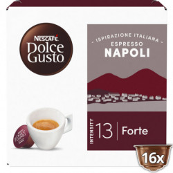 NESCAFE - Espresso Napoli Café dosettes Compatible Dolce Gusto - boîte de 16 capsules Sonico.fr