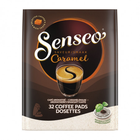 SENSEO - Caramel Café dosette Senseo Saveur Caramel - 32 dosettes - 220 g Sonico.fr