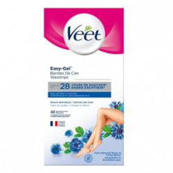 VEET - Bandes de cire froide Corps Et Jambes Peaux Sensibles - boite de 40 bandes Sonico.fr
