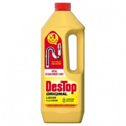 DESTOP - Original Jaune Déboucheur surpuissant à la soude - flacon de 1 l Sonico.fr