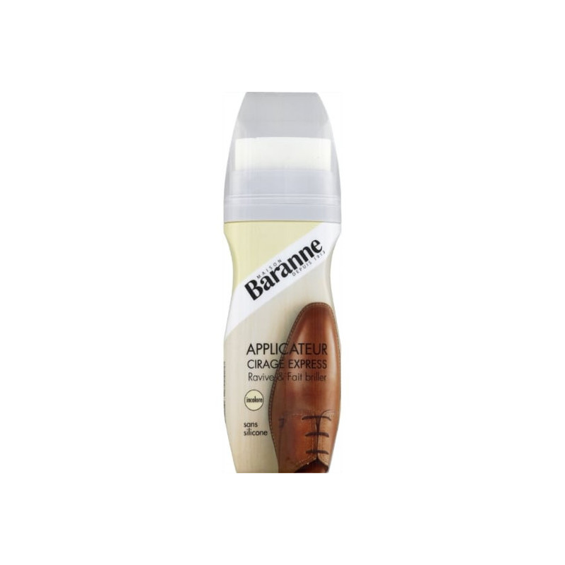 BARANNE - Applicateur Cirage Express Incolore - flacon de 75 ml Sonico.fr