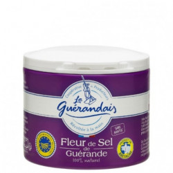 LE GUERANDAIS - Fleur de sel de guérande - pot violet de 125g Sonico.fr