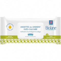 BIOLANE - Lingettes au liniment oléo-calcaire - paquet de 64 lingettes Sonico.fr