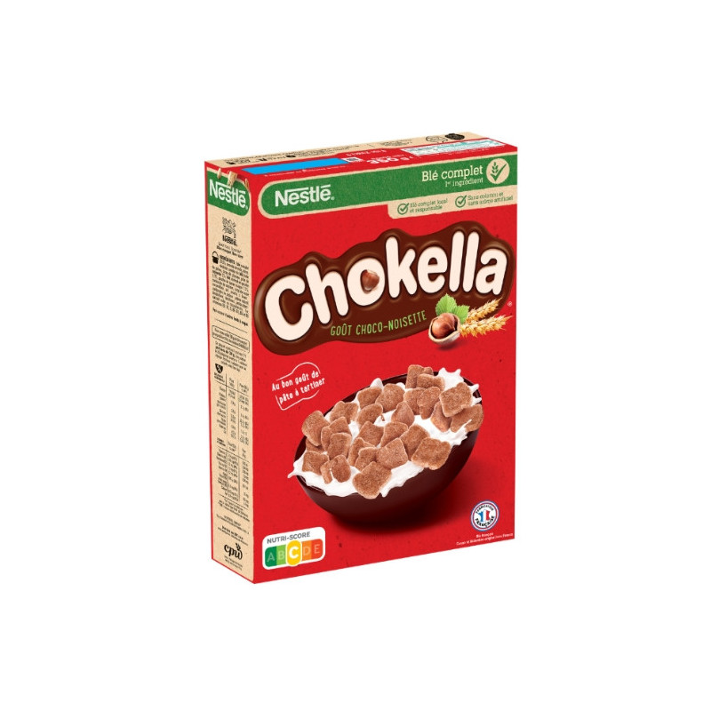 CHOKELLA - Céréales au chocolat et à la noisette - boite de 350 g Sonico.fr