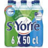 ST YORRE - Eau Minérale Naturelle Gazeuse - pack de 6 x 50 cl Sonico.fr