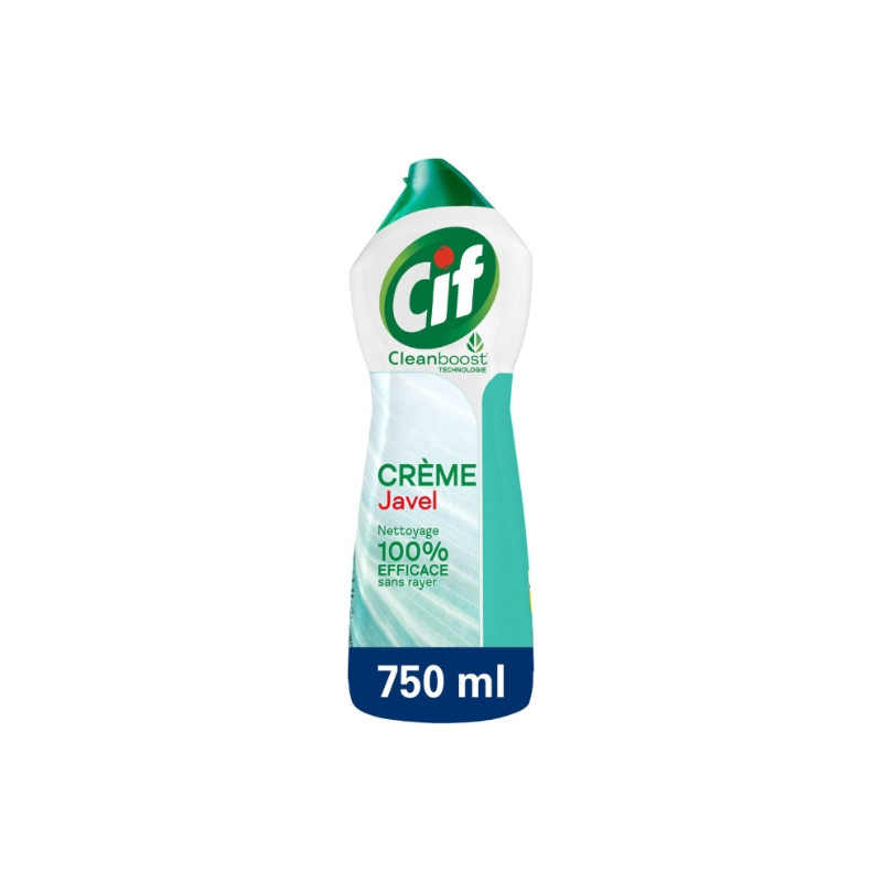 CIF - Crème Javel À Récurer - flacon de 750 ml Sonico.fr
