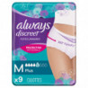 ALWAYS - Discreet Culottes Blanches Plus Taille M Fuites Urinaires - paquet de 9 Culottes Sonico.fr