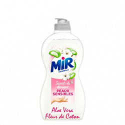 MIR - Vaisselle Sensitive Secrets de Douceur Aloé Vera Fleur de Coton - flacon de 450 ml Sonico.fr