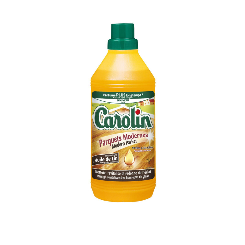 CAROLIN - Parquets Modernes Nettoyant Ménager - flacon de 1 l Sonico.fr