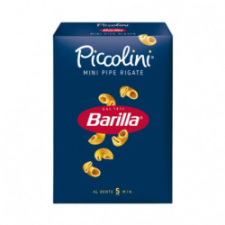 BARILLA - Pâtes Piccolini mini Pipe Rigate - boite de 500 g Sonico.fr