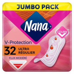 NANA - Ultra Normal taille 1 Serviettes hygiéniques - paquet de 32 Serviettes Sonico.fr