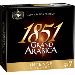 LEGAL - 1851 Grand Arabica Intense Café Moulu - 500 g  Sonico.fr