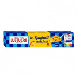LUSTUCRU - Pâtes Aux Oeufs Frais Spaghetti Longs - boite de 250 g Sonico.fr