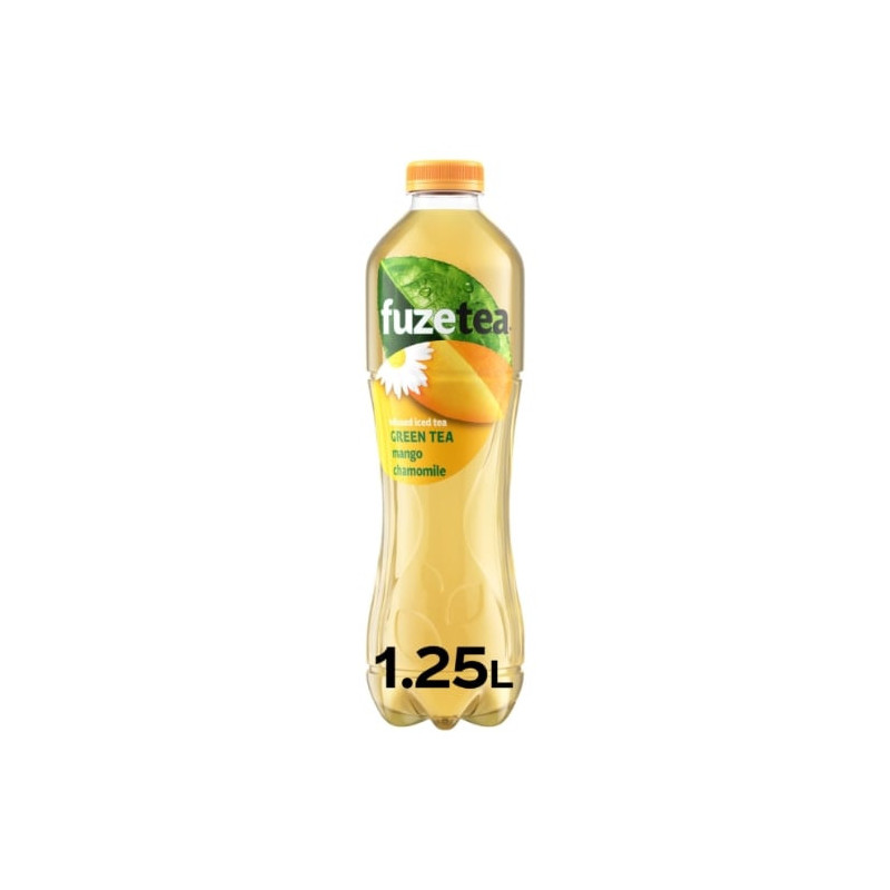 FUZE TEA - Boisson au thé glacé mangue et camomille - bouteille de 1,25 l Sonico.fr