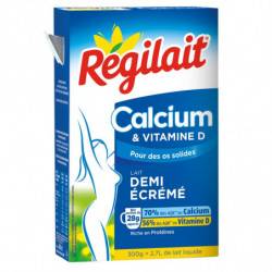 REGILAIT - Calcium - Lait en poudre demi-écrémé - boite de 300 g Sonico.fr