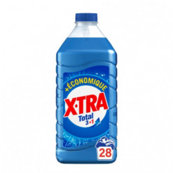 X-TRA - Total + Lessive liquide 28 Lavages  - bouteille de 1,26 l Sonico.fr