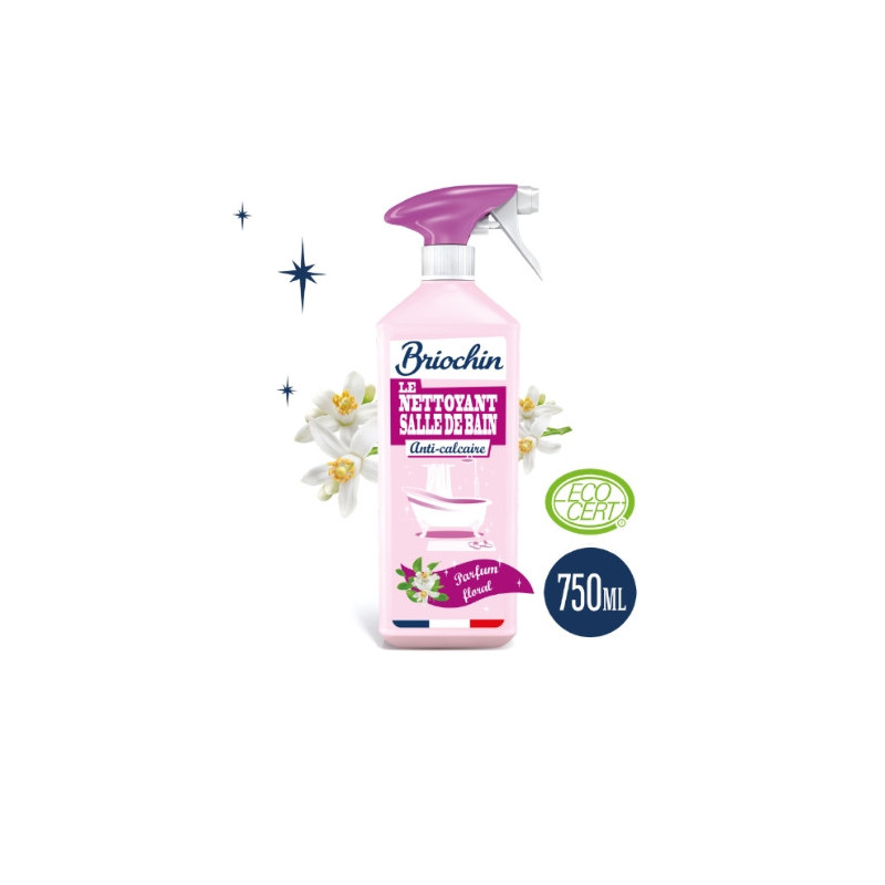 JACQUES BRIOCHIN - Spray Nettoyant Salle de Bain 3 en 1 Senteur Pin - spray de 1 l Sonico.fr