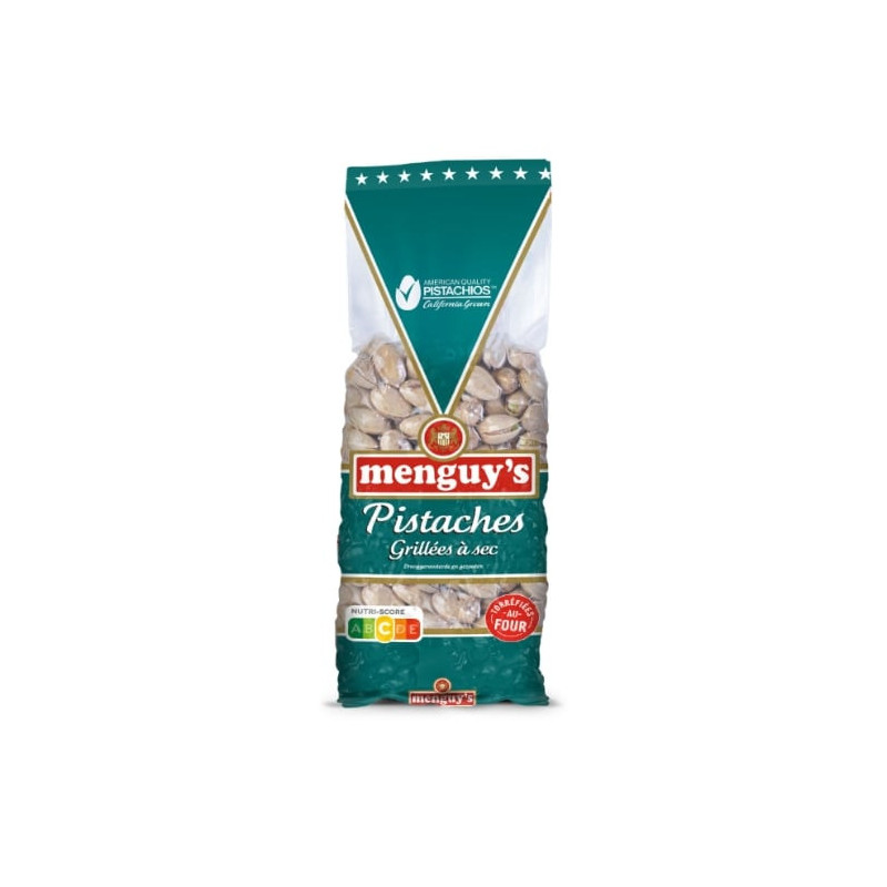 MENGUY'S - Pistaches grillées à sec - paquet de 300 g Sonico.fr