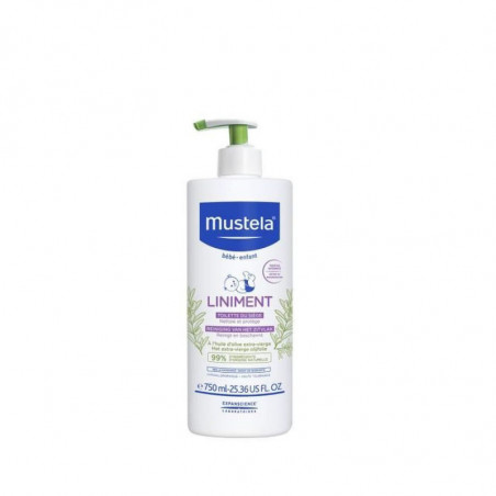 MUSTELA - Liniment baby à l'huile d'olive - Pompe de 750 ml Sonico.fr