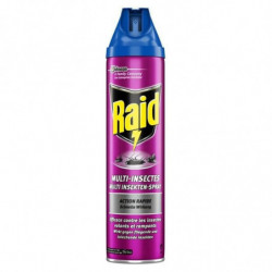 RAID - Anti-Insectes Volants Et Rampants Action Rapide - spray de 600 ml Sonico.fr
