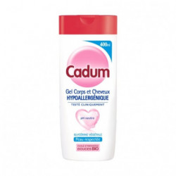 CADUM - Gel Corps Cheveux Hypoallergénique - flacon de 400 ml Sonico.fr
