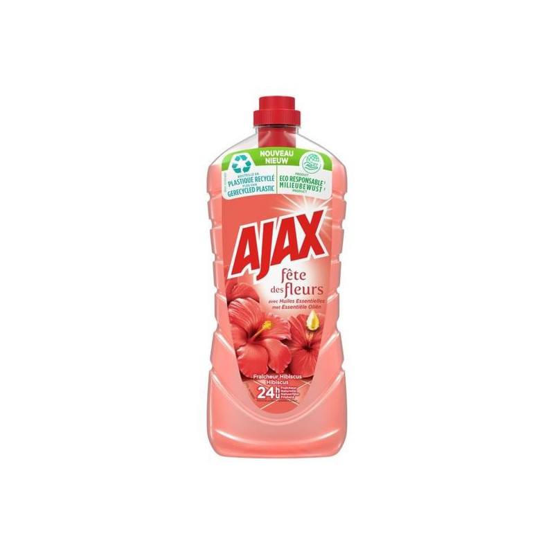 AJAX - Fête des Fleurs Hibiscus Nettoyant sol - bidon de 1,25 l Sonico.fr